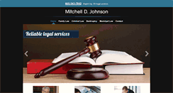 Desktop Screenshot of mitchelljohnsonatlaw.com