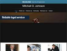 Tablet Screenshot of mitchelljohnsonatlaw.com